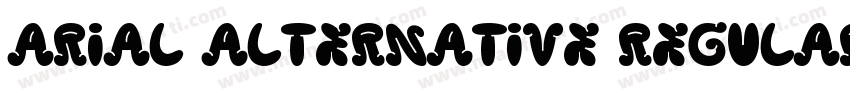 Arial Alternative Regular字体转换